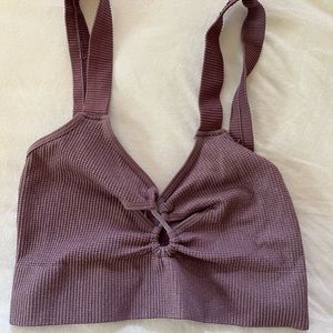 Urban Outfitters Out From Under Purple Sparkly Crop top